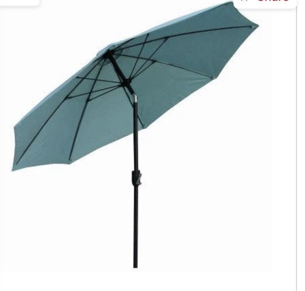 Four Seasons Courtyard 251007 FS 9' Alu GRN Umbrella